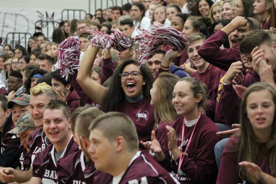 PEP RALLY PREPARES SLATERS FOR RIVALRY GAME