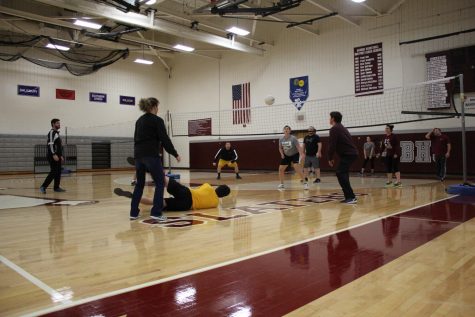 VOLLEYBALL ACTION SPIKING ON FRIDAY