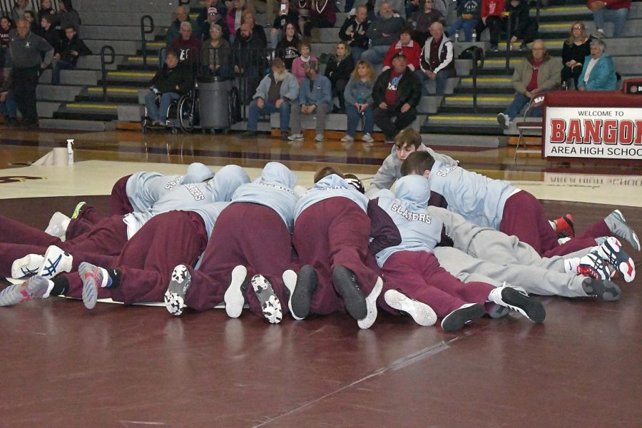 WRESTLERS READY TO RUMBLE
