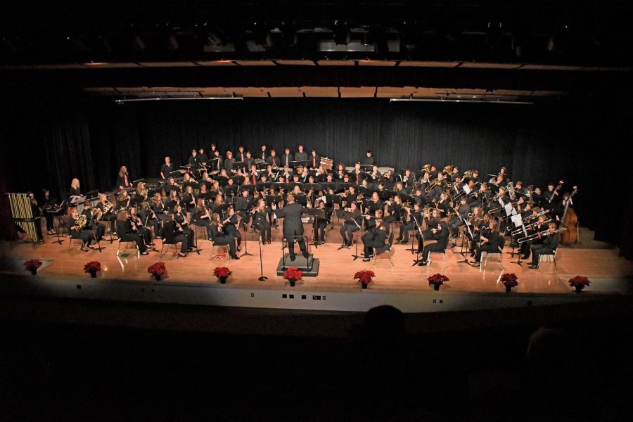 PERFORM! The symphonic band and concert band combine to put on an incredible concert. 