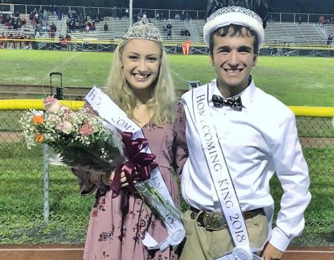 KOZINSKI AND PONGRACZ CROWNED HOMECOMING KING AND QUEEN