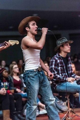 ROCK BAND STUNS AUDIENCE