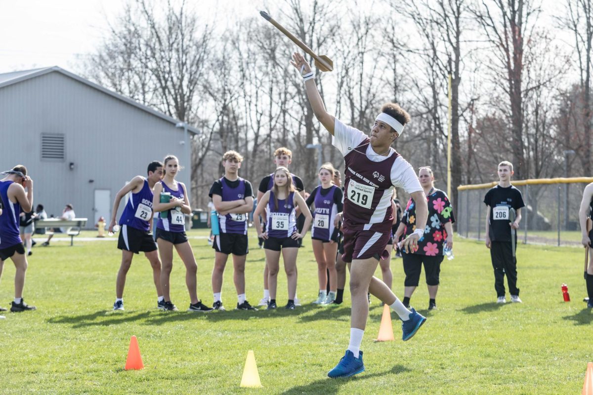 UNIFIED TRACK JAVELIN THROW
Junior Adrian Alberto Tejada showcases his skill and dedication as he throws the javelin for our unified track team, demonstrating strength and precision in his athletic performance.